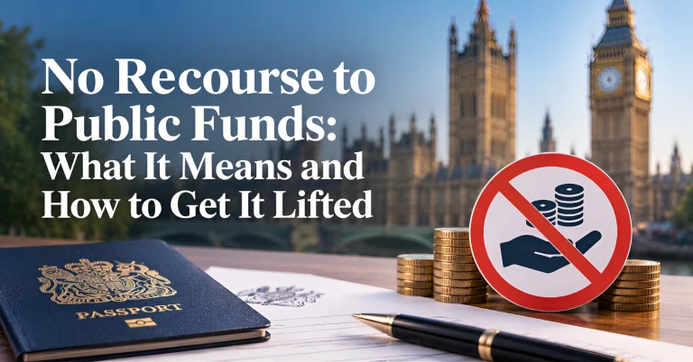 No Recourse to Public Funds What It Means and How to Get It Lifted